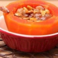 Cách làm chè bạch quả đu đủ