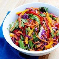 Cách làm salad cầu vồng