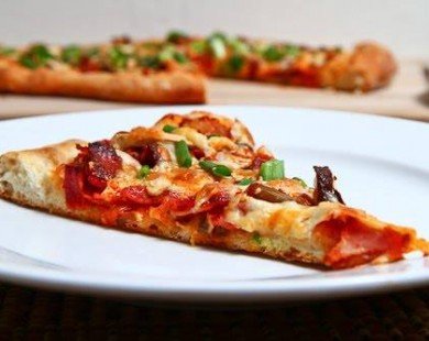 Cách làm bánh pizza kim chi