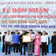 Lễ hội của người Hà Nhì đen là di sản văn hóa phi vật thể