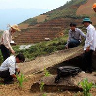 Phát hiện bãi đá cổ Mù Cang Chải