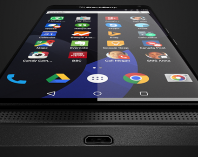 Ảnh BlackBerry Venice chạy Android, màn hình cong