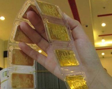 Giá bán vàng vững trên 34 triệu đồng/lượng