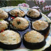 Cà tím hấp nước tương