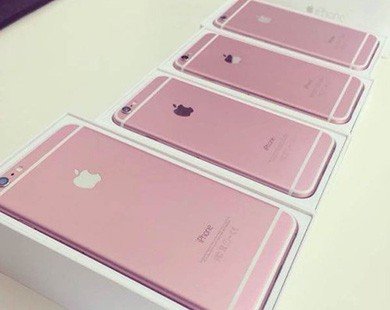 Lộ ảnh thực tế iPhone 6s màu hồng