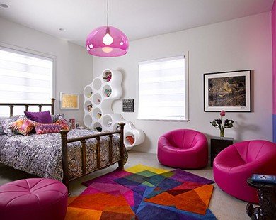 Những cách sáng tạo để thêm màu sắc cho phòng của bé