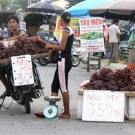 'Nho Mỹ' vỉa hè, 30.000 đồng/kg