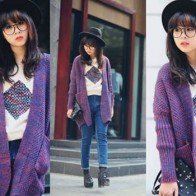 Áo cardigan oversize 2015 cực chất cho nàng sành điệu