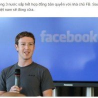 Facebook đóng cửa tại Việt Nam vào cuối tháng 9: Tin đồn thất thiệt