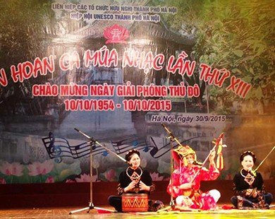 Liên hoan ca múa nhạc Hiệp hội UNESCO thành phố Hà Nội lần thứ XIII