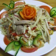 Cách làm gỏi gà bắp cải
