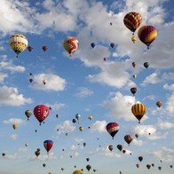 Sắc màu rực rỡ tại lễ hội khinh khí cầu Balloon Fiesta 2015