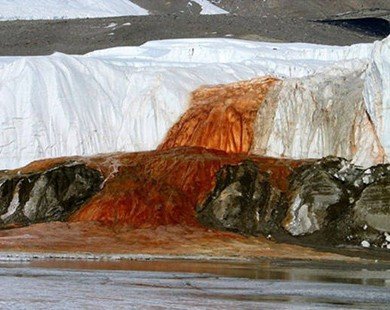 Dòng sông 'khóc ra máu' ở Nam Cực