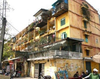 Giá nhà cũ tại Hà Nội đạt 108 triệu đồng mỗi m2