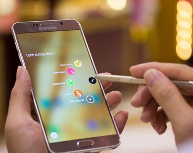 Samsung thêm cảnh báo về S Pen trên Note 5 mới bán ra