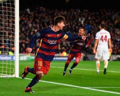 Messi và Suarez lập cú đúp, Barca hạ gục Roma 6-1