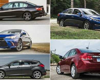10 xe bán chạy nhất tại Mỹ trong 10 tháng đầu năm 2015