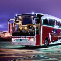 Mercedes-Benz Christmas Travego – Xe buýt "độc" dành cho dịp Giáng sinh