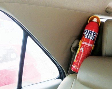 Từ 6/1/2016: Trái khoáy quy định ô tô phải có bình chữa cháy