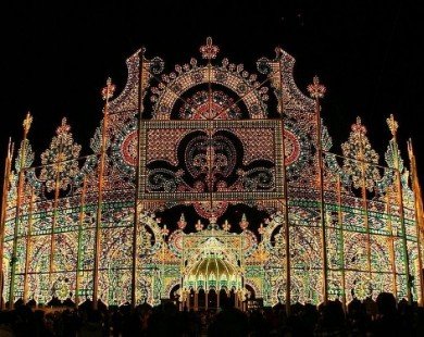 Lễ hội ánh sáng lung linh ở Nhật Bản