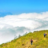 "Bữa tiệc với mây" trên đỉnh Lảo Thẩn