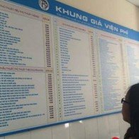 Từ tháng 3/2016 sẽ tăng viện phí trên toàn quốc