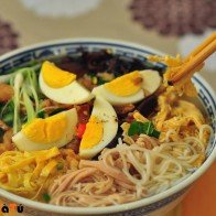 Cách làm bún thang