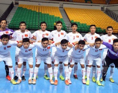 Đội tuyển futsal VN đá giao hữu chuẩn bị cho VCK châu Á