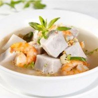 Cách làm canh khoai môn nấu tôm
