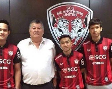 Bộ 3 tuyển thủ U23 Thái Lan tháo chạy tới á quân Thai Premier League