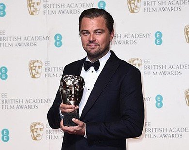 Leonardo DiCaprio lần đầu nhận giải ‘Oscar nước Anh’