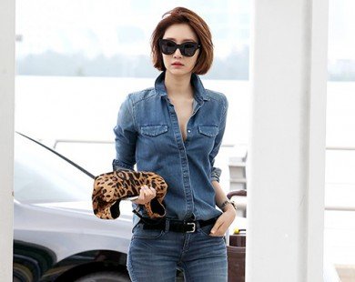10 gợi ý mặc đẹp đầu năm từ cô nàng sành điệu Go Joon Hee
