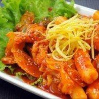 Cách là bánh gạo xào kiểu Hàn