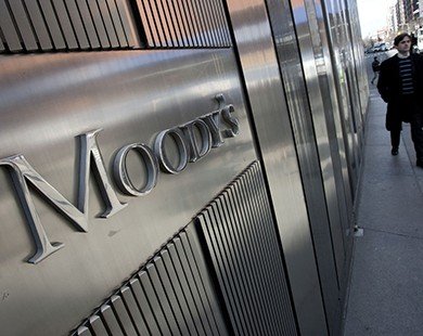 Moody's hạ bậc tín nhiệm của Trung Quốc xuống mức tiêu cực