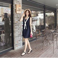 Xinh như girl Hàn với đầm suông duyên dáng 2016