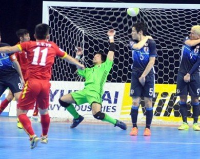 Tuyển Futsal Việt Nam đối đầu Nhật Bản chuẩn bị cho World Cup