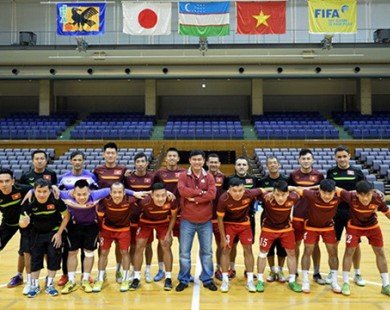 Futsal Việt Nam sẽ có 1 phút mặc niệm nạn nhân động đất Nhật Bản
