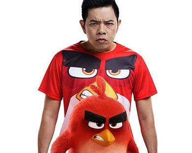 Thái Hòa lồng tiếng cho chim Đỏ trong ‘Angry Birds’