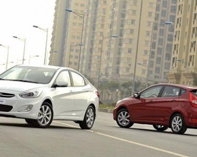 Ưu đãi về thuế Hyundai giảm 30 triệu Đồng cho 2 mẫu xe dung tích dưới 1,5 lít