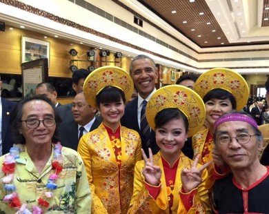 Tổng thống Obama nghe dân ca quan họ Bắc Ninh