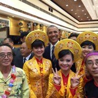 Tổng thống Obama nghe dân ca quan họ Bắc Ninh