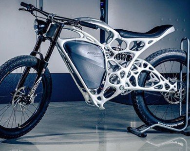 Độc đáo xe máy in 3D Light Rider siêu nhẹ