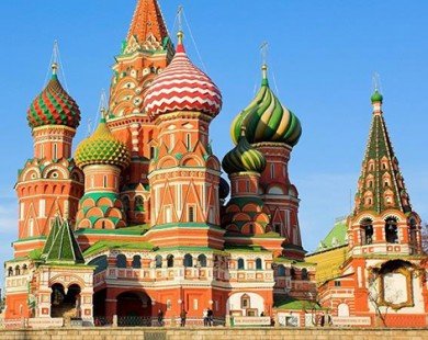 Những công trình kiến trúc nhà thờ đẹp nhất nước Nga