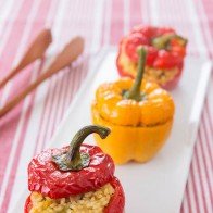 Lạ mắt ngon miệng món cơm gà ớt chuông