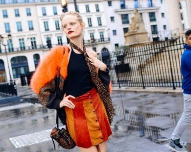 Áo khoác - Vật bất ly thân của tín đồ ở Paris Fashion Week
