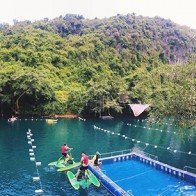 Đu dây mạo hiểm trên sông Chày - hang Tối