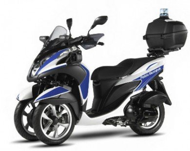 Yamaha ra mắt xe ga cảnh sát Tricity 125 chống tội phạm