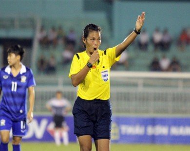 Danh tính trọng tài cướp chức vô địch AFF Cup của ĐT nữ Việt Nam