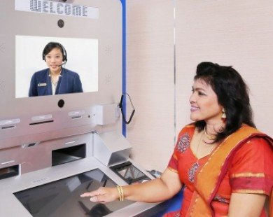 Singapore thử nghiệm máy ATM hỗ trợ chat video với khách hàng