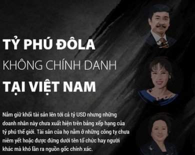 9 tỷ phú đôla không chính danh tại Việt Nam